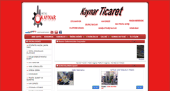 Desktop Screenshot of kaynarticaret.com