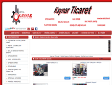 Tablet Screenshot of kaynarticaret.com